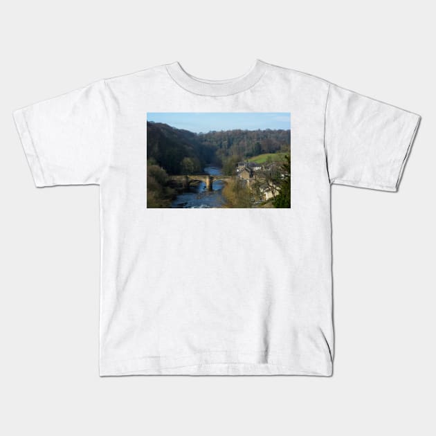 Richmond, Yorkshire Kids T-Shirt by StephenJSmith